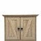 Flash Furniture Dune Farmhouse Wall Mounted Bathroom Medicine Cabinet Storage Organizer w/2 Magnetic Closure Doors FS-BATH-7-BR-GG - alternate 6